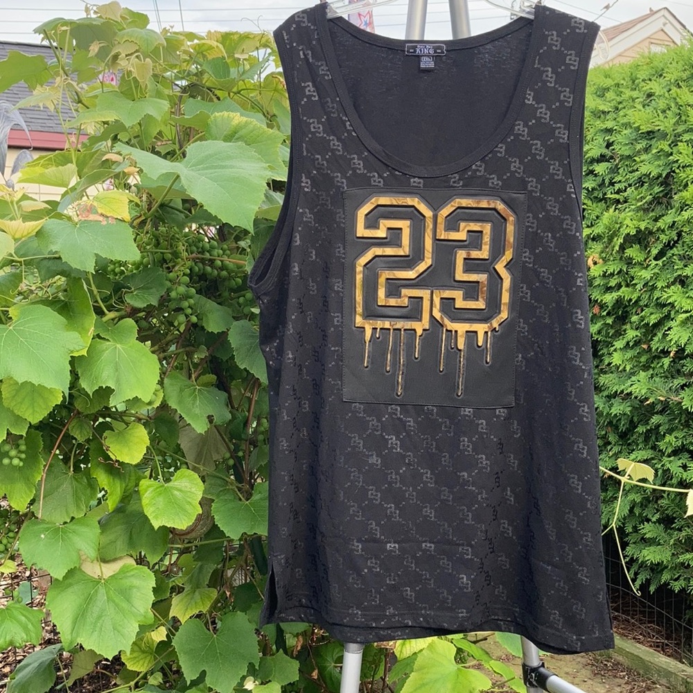Bare Fox King #23 Black Tank Top 2XL